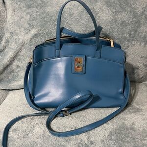 Anne Klein Elegant Blue Handbag